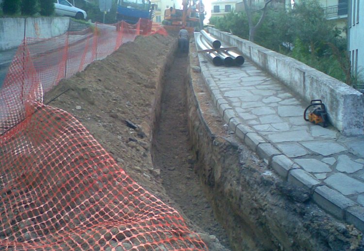 Κατασκευή δικτύου ύδρευσης Δήμου Καβάλας – Περιοχή Χιλίων 